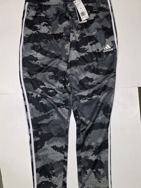 Adidas  Black & Gray Camo Joggers